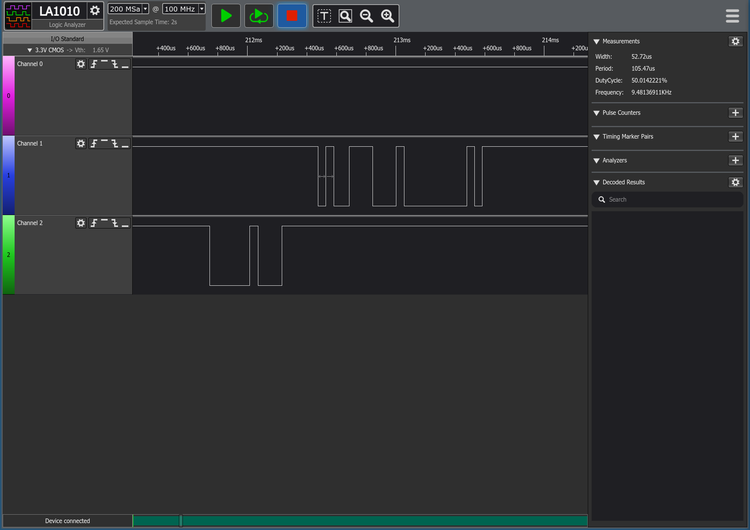 kingst analyzer UI