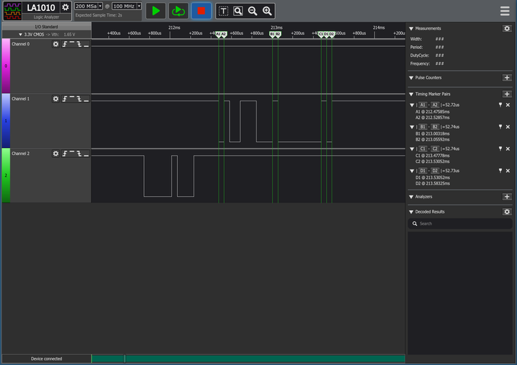 kingst analyzer UI