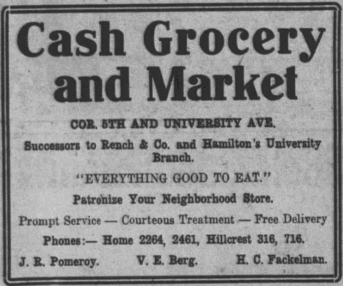 An ad for the San Diego grocery store